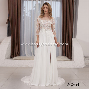 Fashion Elegant Off Shoulder Sweetheart Lace bling mermaid dress Wedding Bride Gown